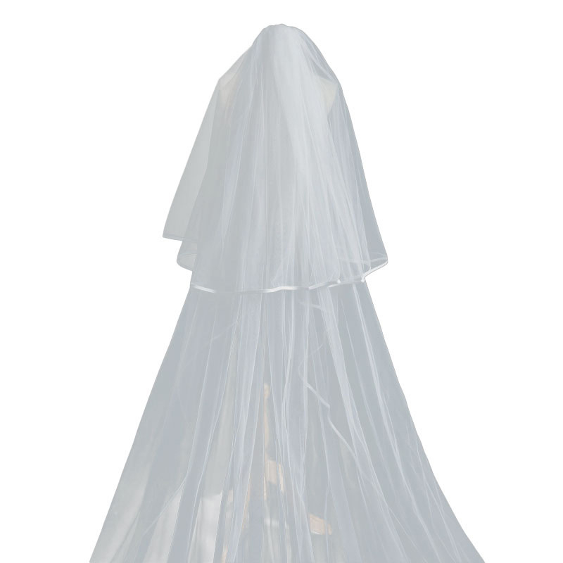 Zhang Xinyu lengva, prabangi vestuvinė suknelė su atlasiniu kraštu, ilga, 3 m praplatintais siūlais, paprasta ir elegantiška.