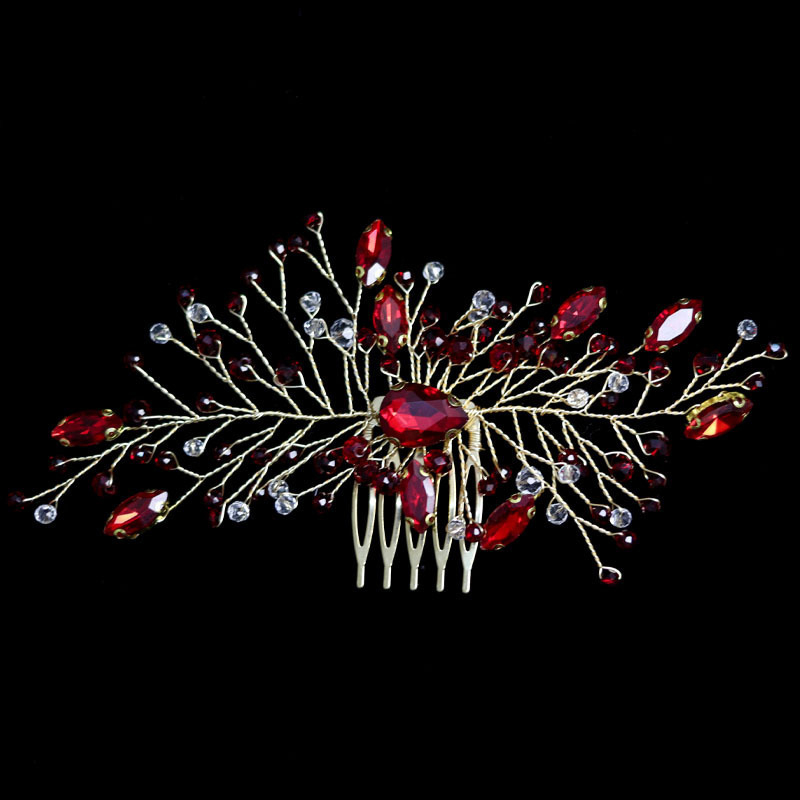 Rankų darbo nuotakos plaukų aksesuarai, tarpvalstybinės, karšto pardavimo „Marquise“ deimantinės plaukų šukos, perlų krištolo universalūs plaukų šoninių šukų aksesuarai