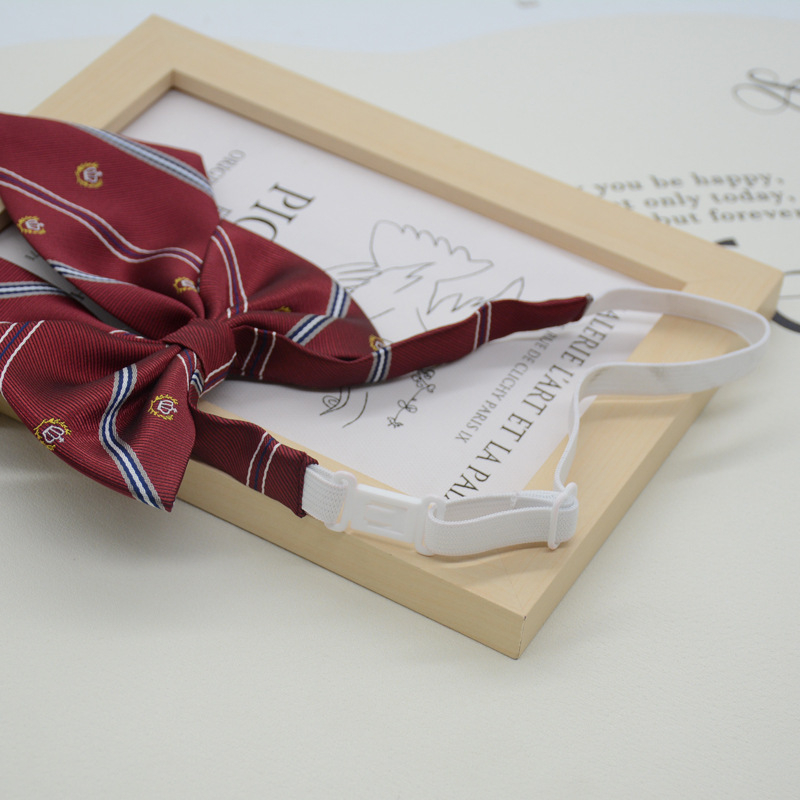 JK kaklaraištis, studentė, japoniško stiliaus, korėjietiško stiliaus, kolegijos stiliaus, užtrauktuku be mazgų, uniforma, uniformos aksesuarai, kaspinas, madinga raudona spalva.