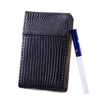 Νέα ανδρική τσάντα τσιγάρων casual, επαγγελματική, μοντέρνα δερμάτινη θήκη τσιγάρων, ανδρική θήκη τσιγάρων Fine Cigarette, 20 τεμάχια θήκη τσιγάρων, χοντρή τσάντα τσιγάρων