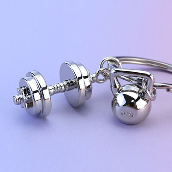 Μόδα Ιαπωνικά και Κορεατικά Γυμναστήριο με αλτήρες, άρση βαρών, μπρελόκ, αλτήρες, μπάρα, αθλητικά, αξεσουάρ γυμναστικής, κρεμαστά στολίδια, τσάντα