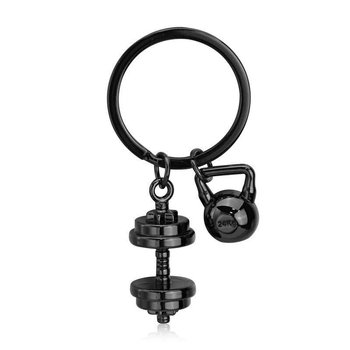 Μόδα Ιαπωνικά και Κορεατικά Γυμναστήριο με αλτήρες, άρση βαρών, μπρελόκ, αλτήρες, μπάρα, αθλητικά, αξεσουάρ γυμναστικής, κρεμαστά στολίδια, τσάντα