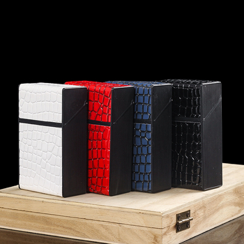 Κουτί τσιγάρων 20 τεμαχίων, αυτόματο, ολόκληρο κουτί τσιγάρων με αναδιπλούμενο καπάκι, πλαστικό υλικό, πολύχρωμη, εξατομικευμένη, απομίμηση φιδιού, διασυνοριακό