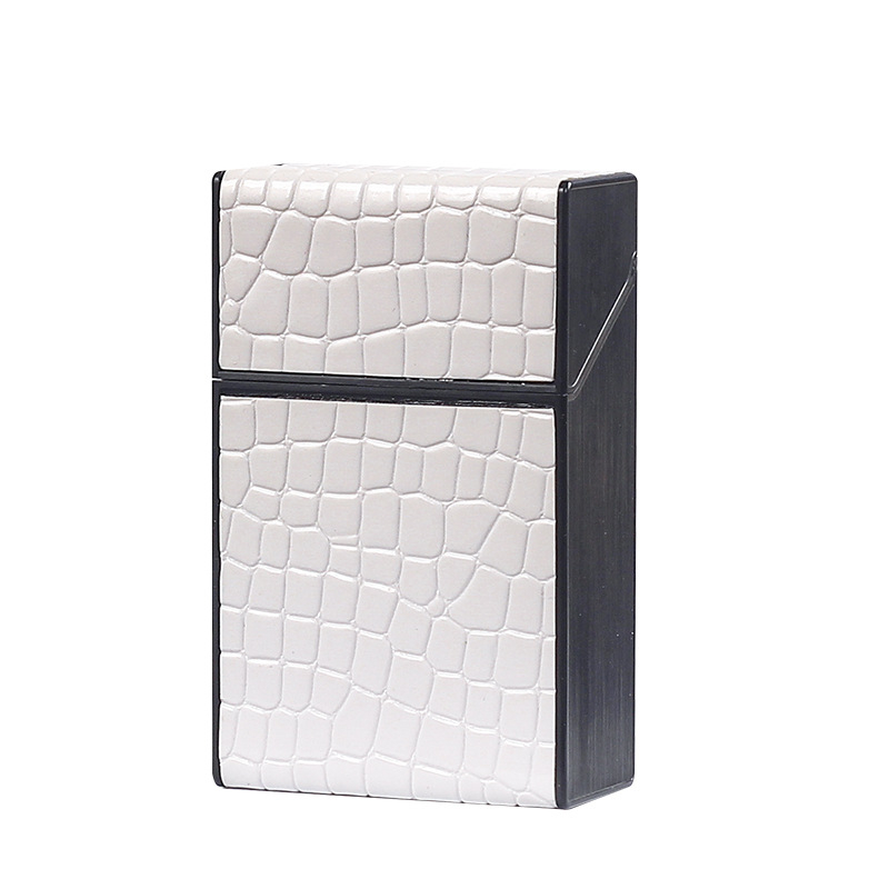 20 cigarečių dėžučių pakuotė, automatinė atlenkiamo dangtelio, visa cigarečių dėžutė, plastikinė, daugiaspalvė, personalizuota, imitacinė gyvatės rašto, tarpvalstybinė