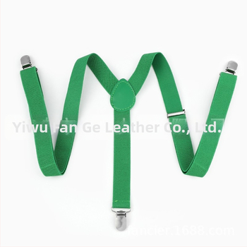 Διασυνοριακή μοντέρνα casual ελαστική τιράντες με τρία κλιπ, μονόχρωμες, ρυθμιζόμενες τιράντες μήκους, εργοστασιακές, ίσιες τρίχες