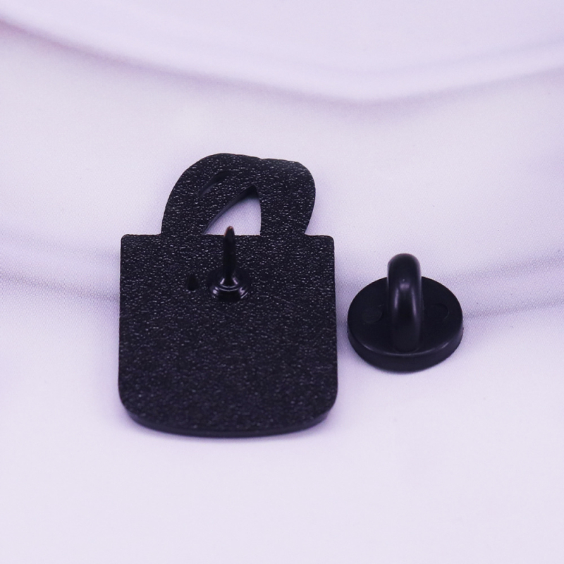 Rožinė rankinės ženkliukas, teigiamos energijos, įkvepiančios sagės, mados asmenybės kuprinė, dekoratyvinis apykaklės segtukas