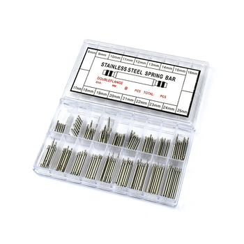 Urechi de ceas în cutie, accesorii pentru ceasuri, 360 de piese, toate din oțel inoxidabil, fără sudură, în cutie, 8-25 mm