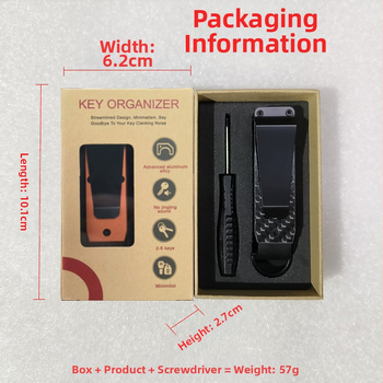 Νέα μεταλλική αλυσίδα μπρελόκ εξωτερικού χώρου, πολυλειτουργική συσκευή αποθήκευσης κλειδιών AirTag με δεσμευμένη τοποθεσία