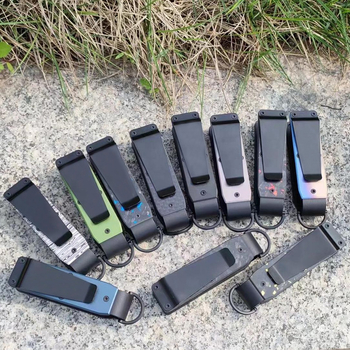 Νέα μεταλλική αλυσίδα μπρελόκ εξωτερικού χώρου, πολυλειτουργική συσκευή αποθήκευσης κλειδιών AirTag με δεσμευμένη τοποθεσία