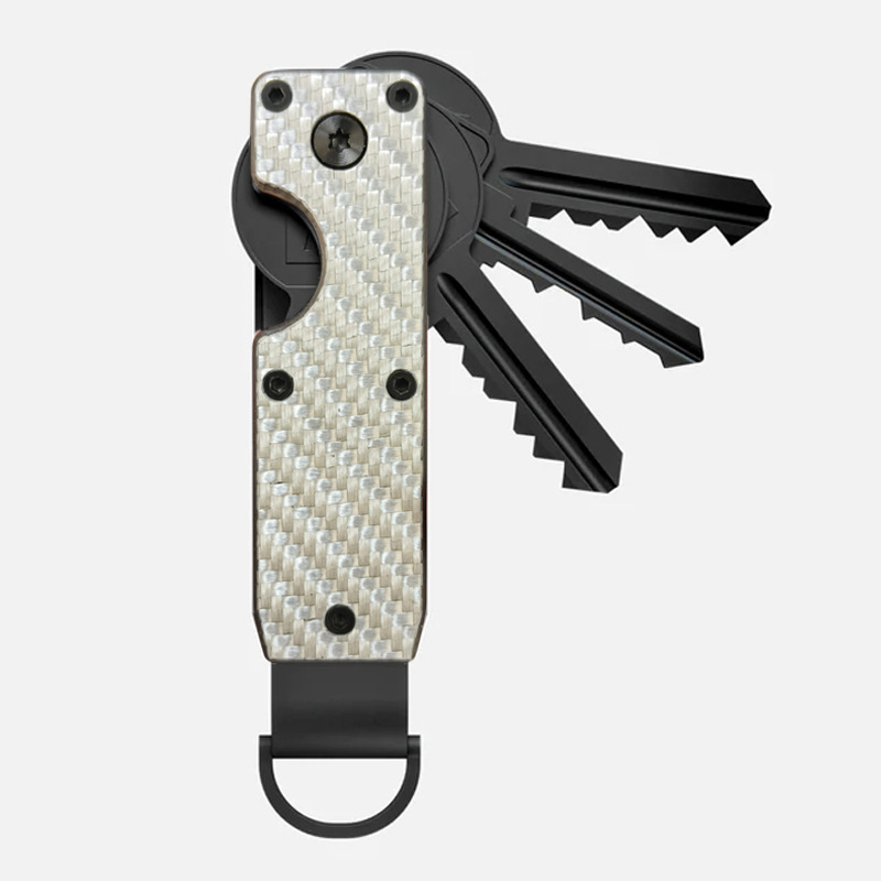 Νέα μεταλλική αλυσίδα μπρελόκ εξωτερικού χώρου, πολυλειτουργική συσκευή αποθήκευσης κλειδιών AirTag με δεσμευμένη τοποθεσία