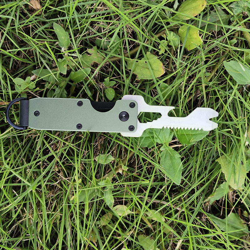 Νέα μεταλλική αλυσίδα μπρελόκ εξωτερικού χώρου, πολυλειτουργική συσκευή αποθήκευσης κλειδιών AirTag με δεσμευμένη τοποθεσία