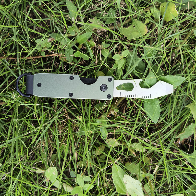 Νέα μεταλλική αλυσίδα μπρελόκ εξωτερικού χώρου, πολυλειτουργική συσκευή αποθήκευσης κλειδιών AirTag με δεσμευμένη τοποθεσία