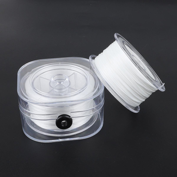 Διασυνοριακό, ανθεκτικά στη φθορά, ελαστικά κρυστάλλινα κοσμήματα με χάντρες, χειροποίητο βραχιόλι με κορδόνι, εξαιρετικά λεπτό σχοινί, με μαργαριτάρια και καουτσούκ.