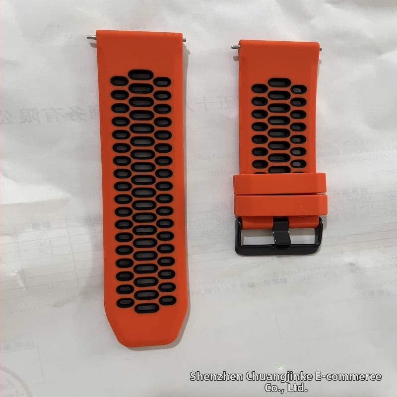 Nový produkt vhodný pre športové hodinky Songtuo Suunto7D5 Songtuo 9spartan s dvojfarebným silikónovým priedušným remienkom 9