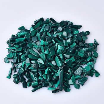 Gamyklos gamintojai malachito žvyro didmeninė apyrankė, karoliai, degaussing parduotuvė, žuvų bakas, užpildytas krištolo pagalvė