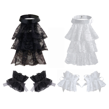 Διασυνοριακό Amazon Retro Lace Laffle Κολάρο Ψεύτικο Κολάρο Κολάρο Όπερας Τσίρκου Αξεσουάρ Κλόουν Αξεσουάρ Φωτογραφίας