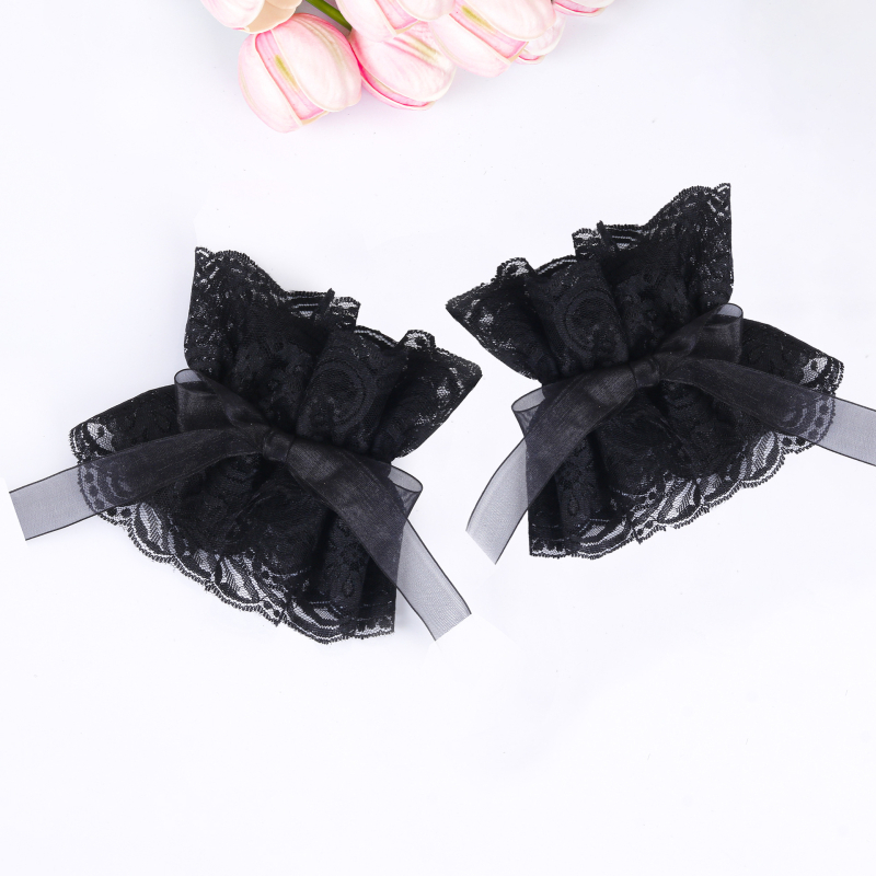 Retro čipkovaný golier s falošným golierom od Amazonu, operný cirkusový klaun, doplnky na fotografovanie