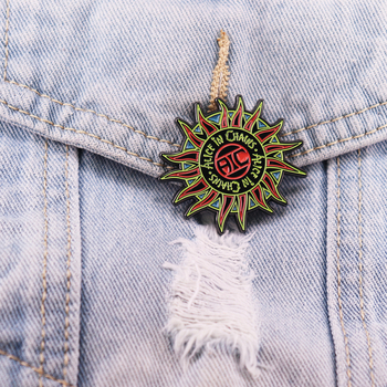 Insigna cu sigla trupei rock, personalitate la modă, rucsac, decorativ, guler, pin