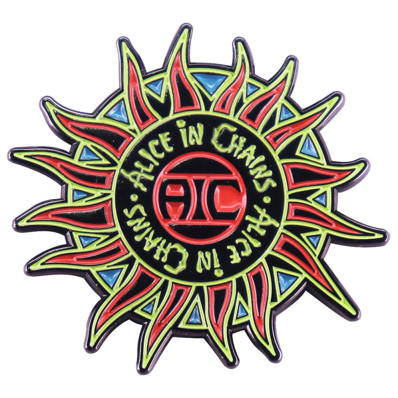 Insigna cu sigla trupei rock, personalitate la modă, rucsac, decorativ, guler, pin