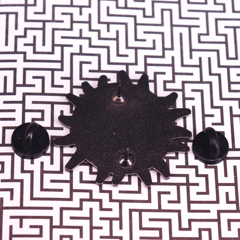 Insigna cu sigla trupei rock, personalitate la modă, rucsac, decorativ, guler, pin