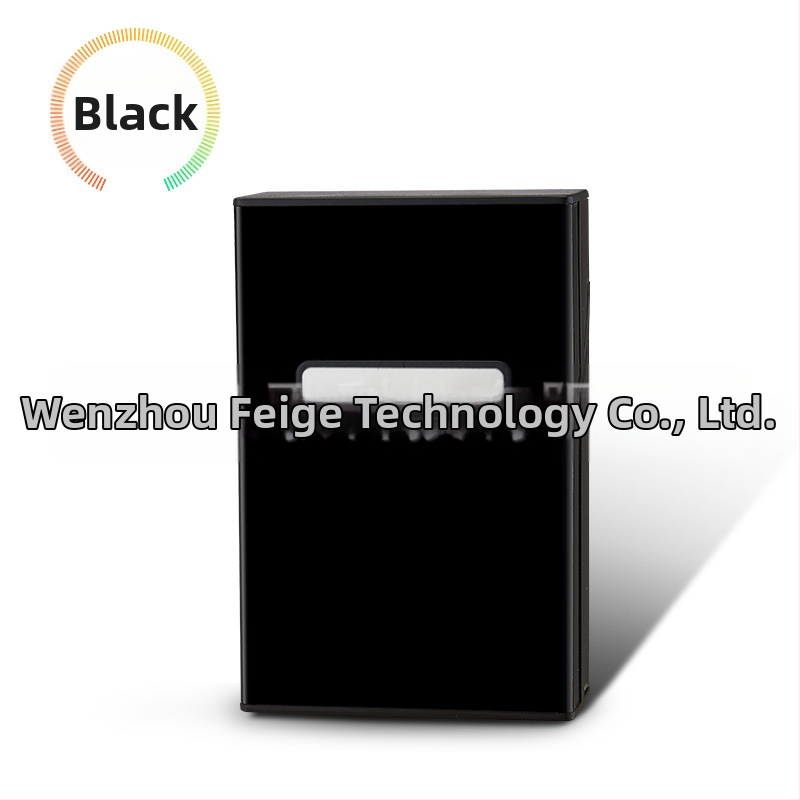 Asmeninis madingas 20 vnt. automatinis plastikinis aliuminio cigarečių dėklas, vyriškas šiurkštus dūmų šviesos cigarečių dėklas, kūrybingas cigarečių dėklas