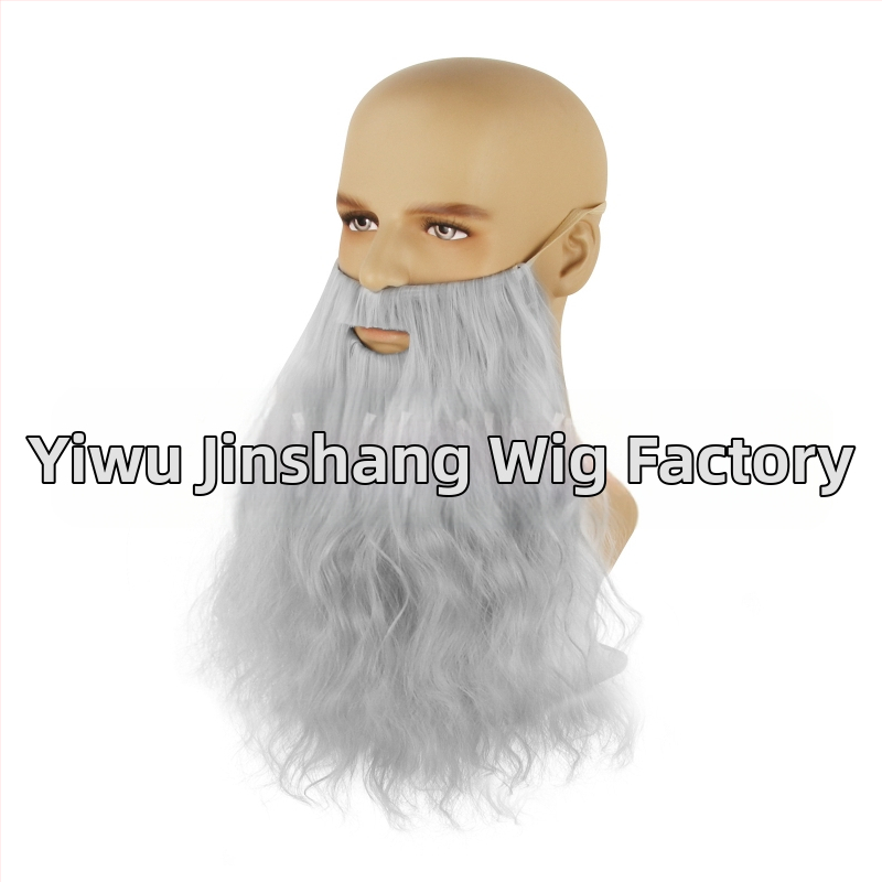 Хелоуин перука брада брада Гандалф брада косплей брада реквизит