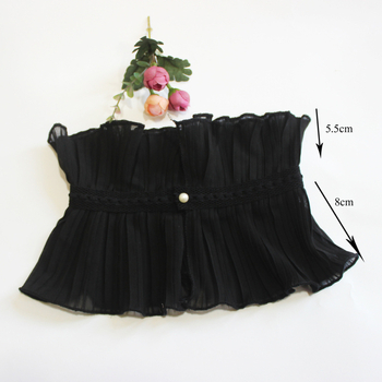 Διακοσμητικό κολάρο με διπλή στρώση από ρυτίδες και πτυχωτό σάλι με διακοσμητικό κολάρο amazon AliExpress