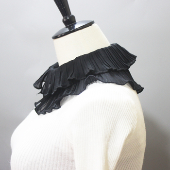 Διακοσμητικό κολάρο με διπλή στρώση από ρυτίδες και πτυχωτό σάλι με διακοσμητικό κολάρο amazon AliExpress