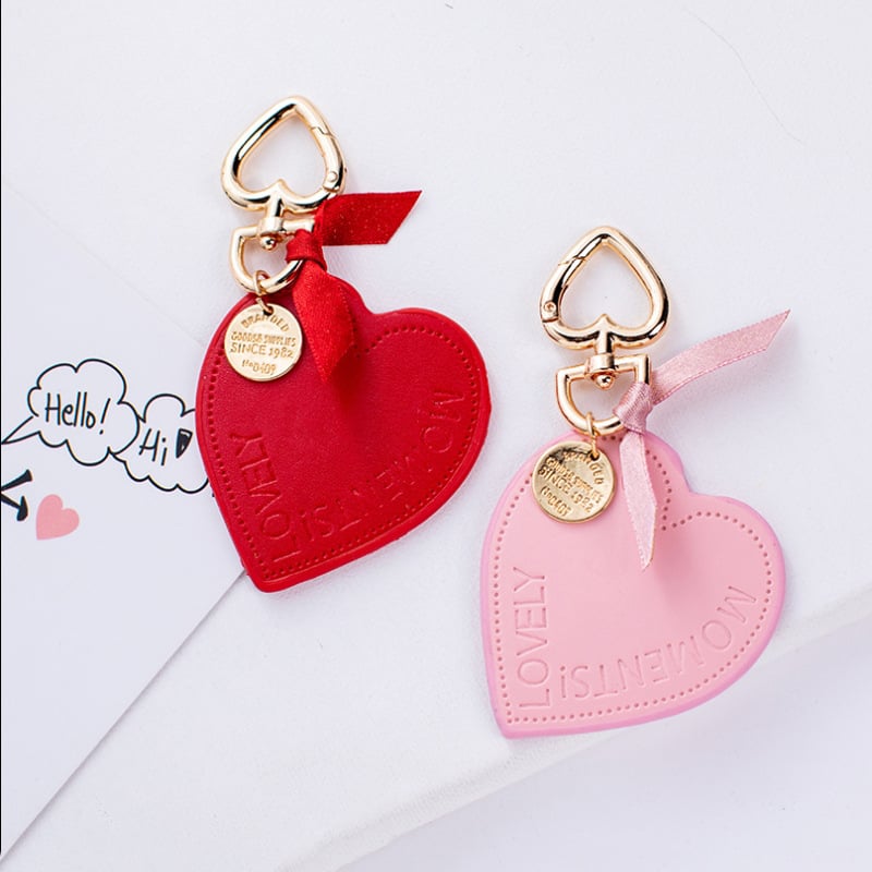 Ключодържател от кожа Love Candy Color кожена чанта аксесоари многоцветен ключодържател