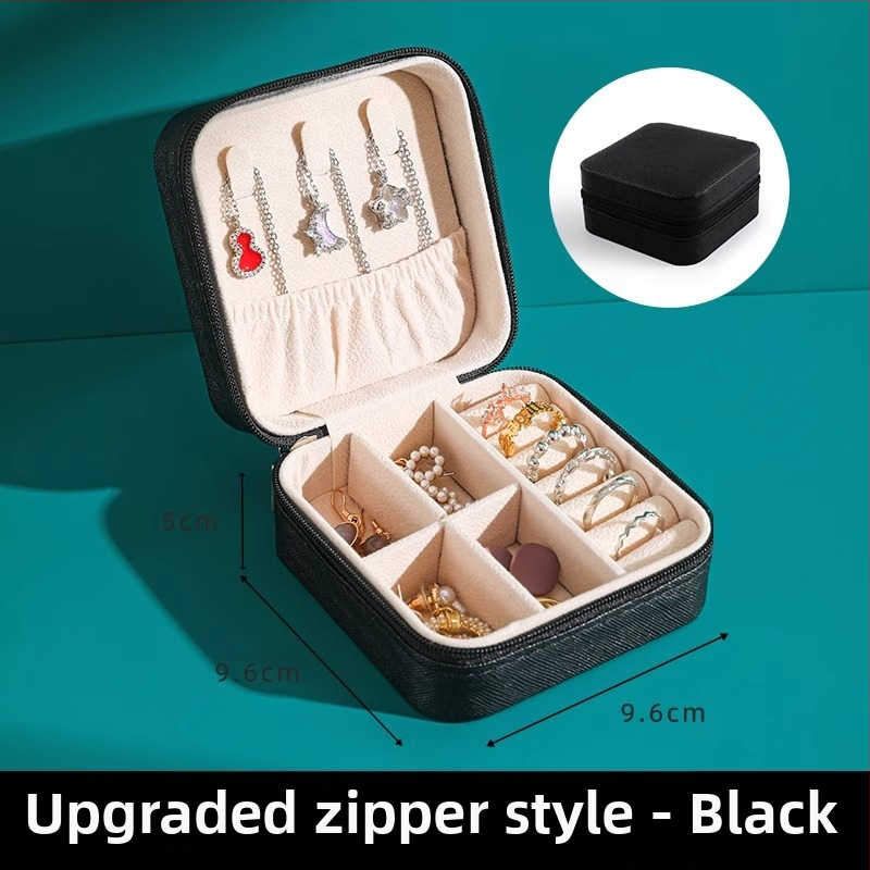 Fini nakit Prsten Naušnice Ogrlica Naušnice Naušnice Narukvica Prijenosna High Sense Mini Karirana kutija za pohranu
