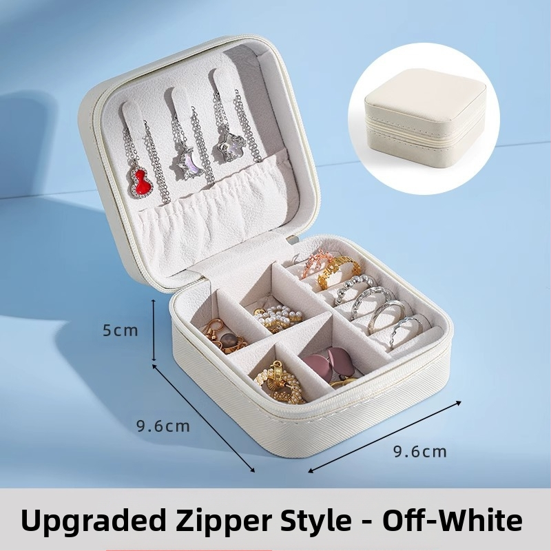 Fini nakit Prsten Naušnice Ogrlica Naušnice Naušnice Narukvica Prijenosna High Sense Mini Karirana kutija za pohranu