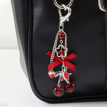 Διασυνοριακή y2k γλυκιά δροσερή εξαιρετική αγάπη αγκάθι αστέρι προσομοίωση μπρελόκ φρούτων φιόγκο