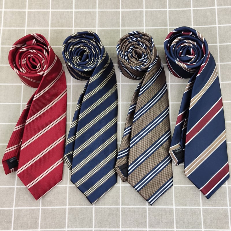 Нови цветове, съчетаващи се с мъжки и женски студенти, японски JK вратовръзки за ръце, раирани с висока плътност на плат, съчетаващи се с униформа DK Photography