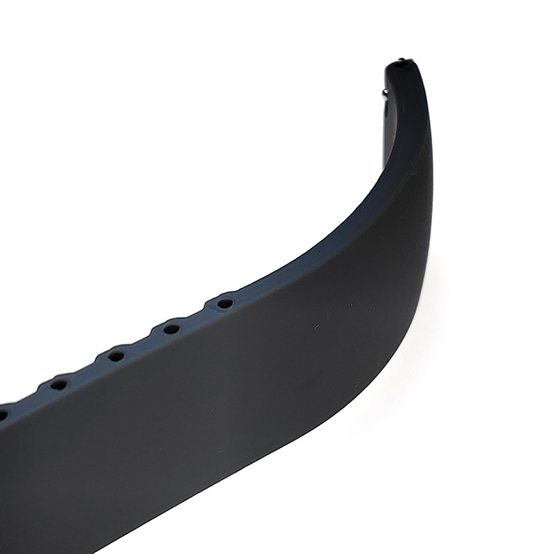 Απλό μοτίβο, αυτόματο λουράκι ρολογιού σιλικόνης λαδιού με γρήγορη απελευθέρωση και προστασία από τη σκόνη, 18, 20, 22, 24 χιλ.