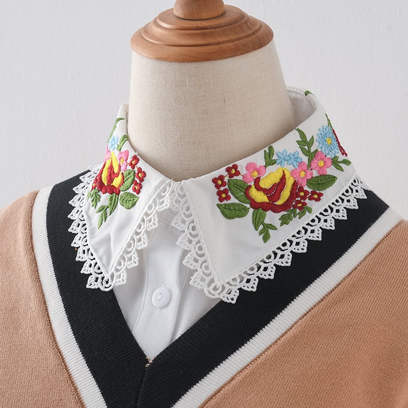 Guler fals, guler fals asortat, toamna și iarna, la modă, pulover, guler decorativ pentru cămașă, bază interioară, guler pentru păpușă