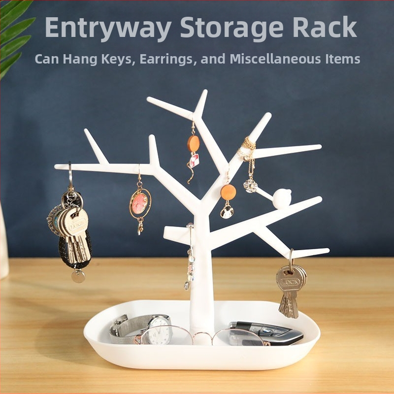 Įėjimo sandėliavimo artefaktas, medžio spalvos kūrybinis papuošalų stovas, pakabukas, žiedas, auskarai, ekrano stovas, artefaktas