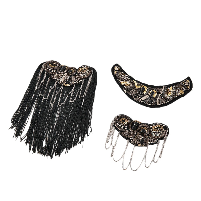 Kolokācijas uzvalks, vakarkleita, pušķu rotaslietas, Paulette, roku darbs, krelles, kolokācijas uzvalks, apģērbs zēniem un meitenēm, krūšu daļa