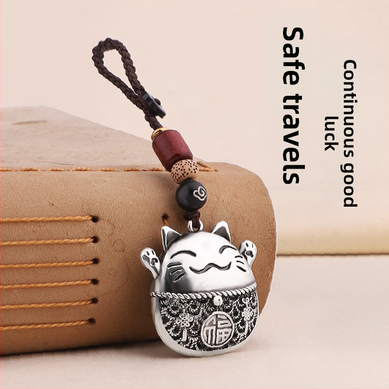 Prívesok na kľúče od auta so zliatinou zinku, strieborný prívesok na kľúče od auta, luxusný darček k narodeninám, prívesok do auta