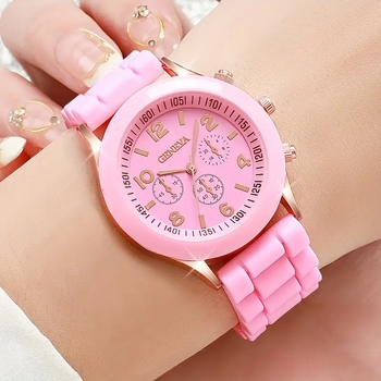 Νέο γυναικείο διασυνοριακό κορεατικό στιλ υψηλής ποιότητας ρολόι χαλαζία, απλό κλασικό ρολόι απομίμησης δέρματος με λουράκι, γυναικείο κοστούμι