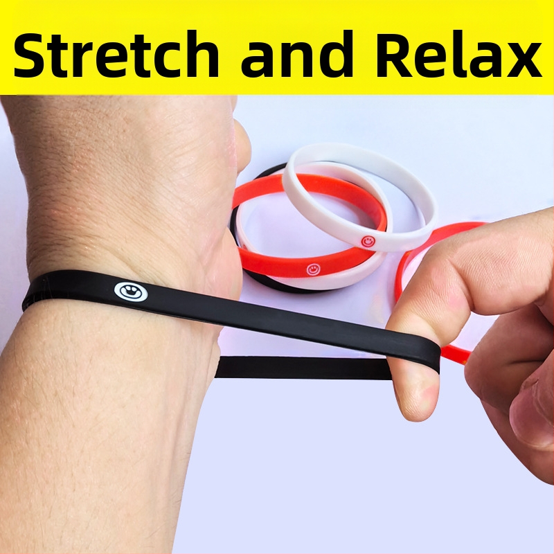 Гривна за контрол на емоциите, напомняне за самодисциплина, вдъхновяващ самоконтрол, воля, отдръпване, колан за ръка, терапия за отвращение, ластик за мъже и жени