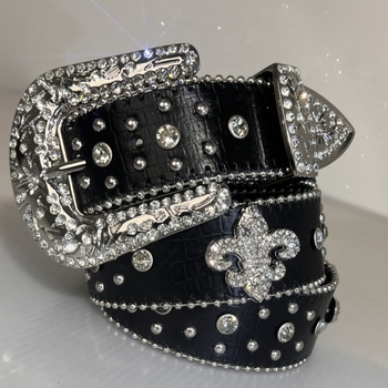 Ζώνη με στρας, δημοφιλές στυλ με πλήρη στρας, λαμπερά διαμάντια, νέο ευρωπαϊκό και αμερικανικό στυλ, χονδρική πώληση ζώνης με τρουκ σε σχήμα κουκκίδας σε αμερικανικό στυλ