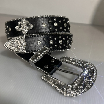 Ζώνη με στρας, δημοφιλές στυλ με πλήρη στρας, λαμπερά διαμάντια, νέο ευρωπαϊκό και αμερικανικό στυλ, χονδρική πώληση ζώνης με τρουκ σε σχήμα κουκκίδας σε αμερικανικό στυλ