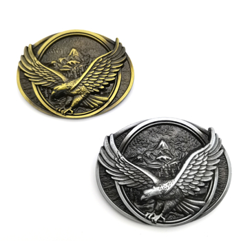 Piiriülene kuummüük tsingisulamist kotkapandlaga retro vabaaja vööpandlaga lääne kauboi sile pandla