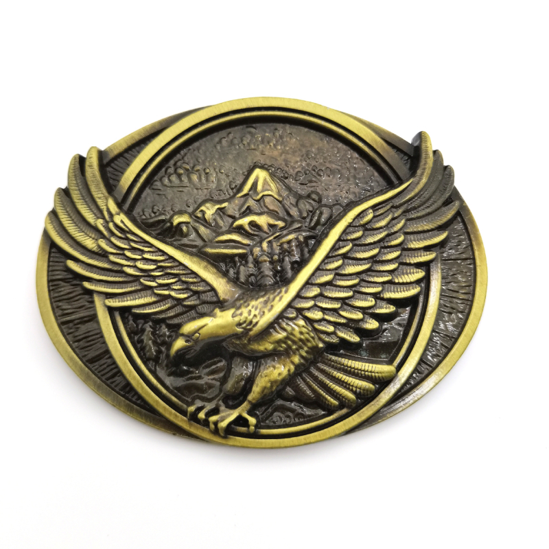 Piiriülene kuummüük tsingisulamist kotkapandlaga retro vabaaja vööpandlaga lääne kauboi sile pandla