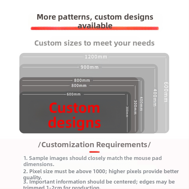 Подложка за мишка Amazon Crossborder New Flower Green Plant Series, проста, супер голяма, устойчива на замърсявания, неплъзгаща се гумена подложка