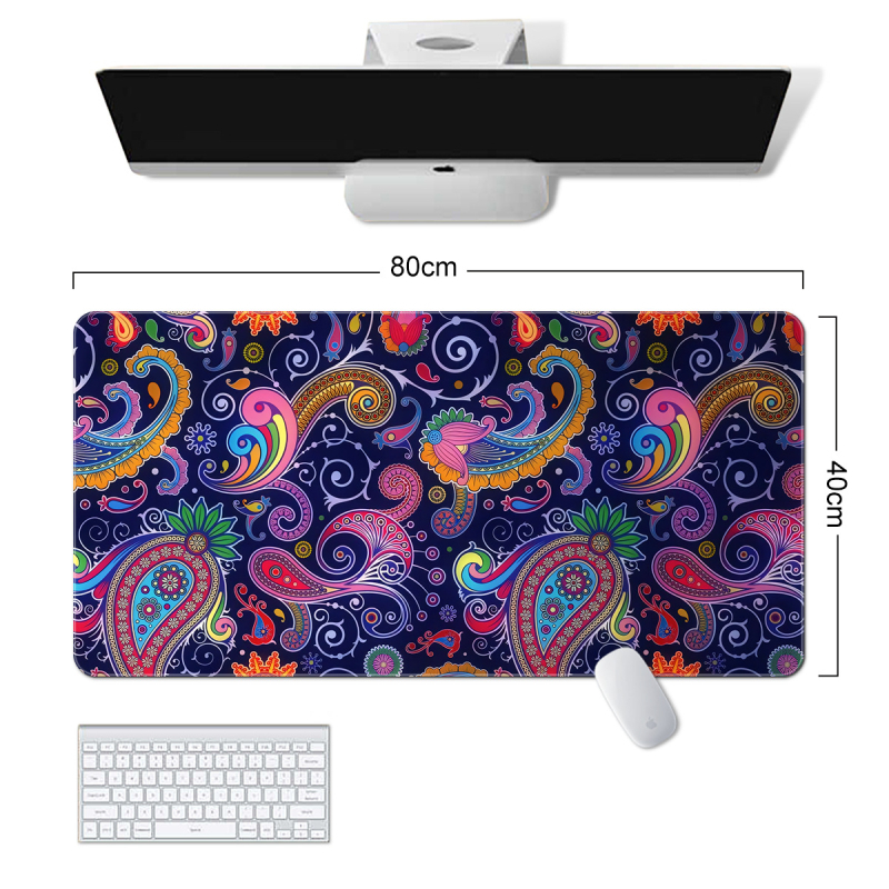 „Amazon“ tarpvalstybinis naujas gėlių žaliųjų augalų serijos pelės kilimėlis, paprastas gėlių formos, itin didelis, purvui atsparus, neslystantis guminis kilimėlis