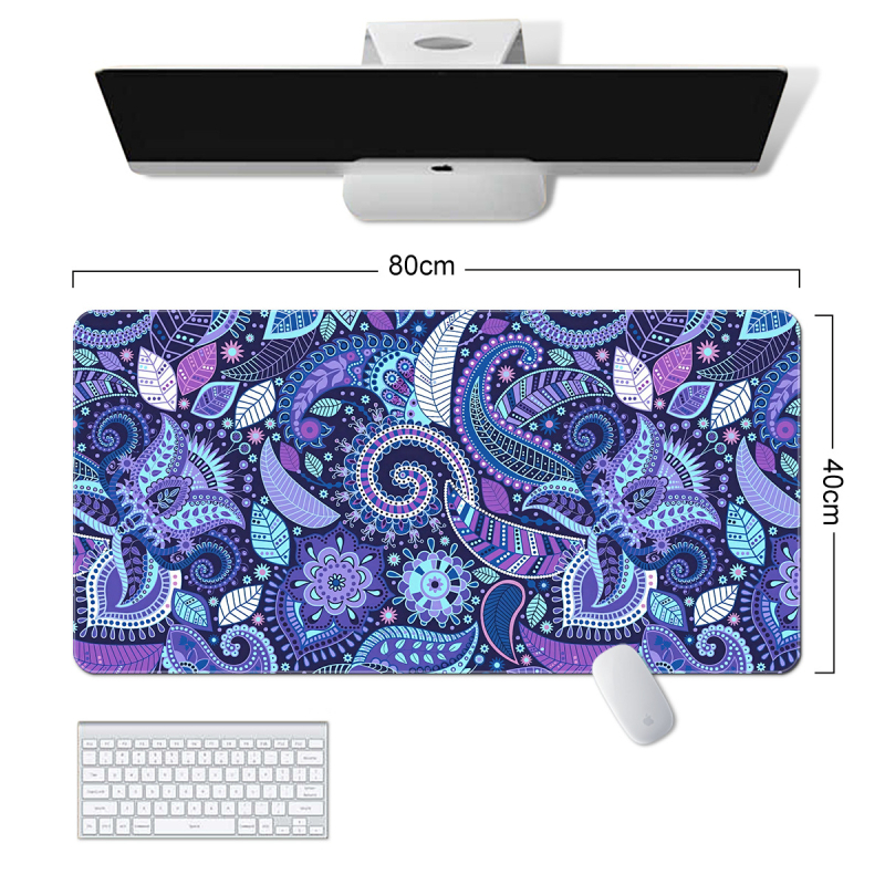 „Amazon“ tarpvalstybinis naujas gėlių žaliųjų augalų serijos pelės kilimėlis, paprastas gėlių formos, itin didelis, purvui atsparus, neslystantis guminis kilimėlis