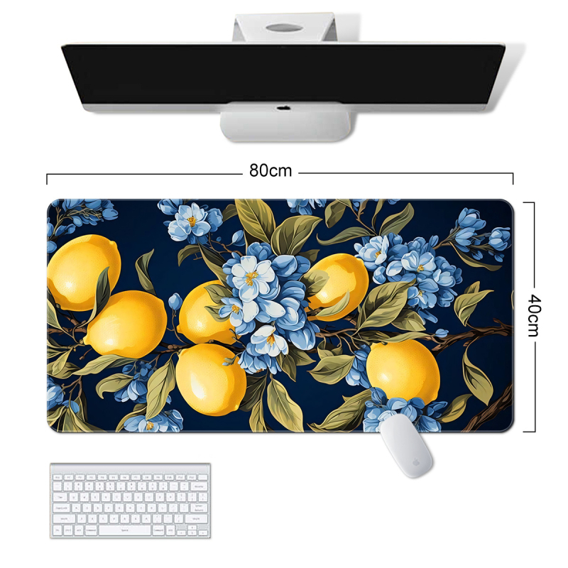 „Amazon“ tarpvalstybinis naujas gėlių žaliųjų augalų serijos pelės kilimėlis, paprastas gėlių formos, itin didelis, purvui atsparus, neslystantis guminis kilimėlis