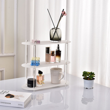 ακρυλικό ράφι αποθήκευσης στυλ ins ράφι αποθήκευσης καλλυντικών μπάνιου αρωμάτων οθόνη πολυστρωματική οθόνη