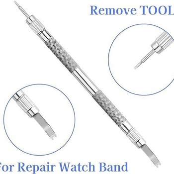 Kellaparandustööriist 53 osa/53-in-1 kellarihma parandusnõela vahetus topeltkõrvarõngaga tööriist, 53-osaline komplekt